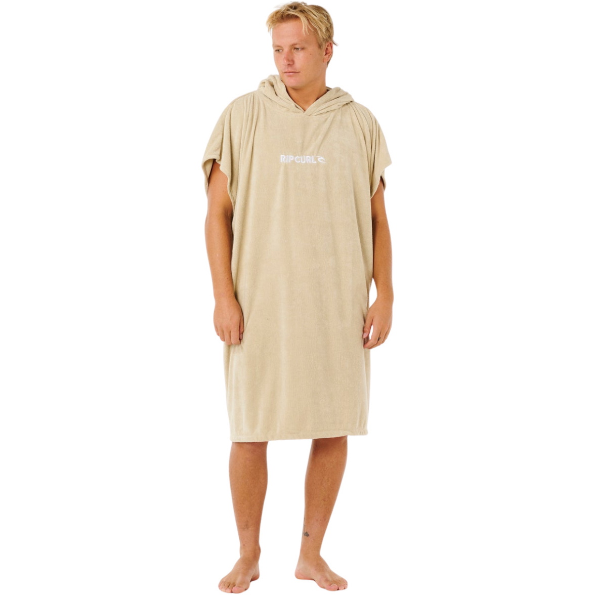 2026 Rip Curl Da Uomo Brand Asciugamano Con Cappuccio 00ZMTO - Khaki